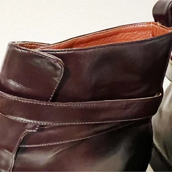 $J. Ransford Collection Jodhpur Boots, Dark Brown, Round Toe, Low Heel, Size 10 - Picture 6 of 11